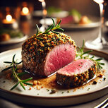 lamsfilet pur / Lamsjust / kruidenkorst