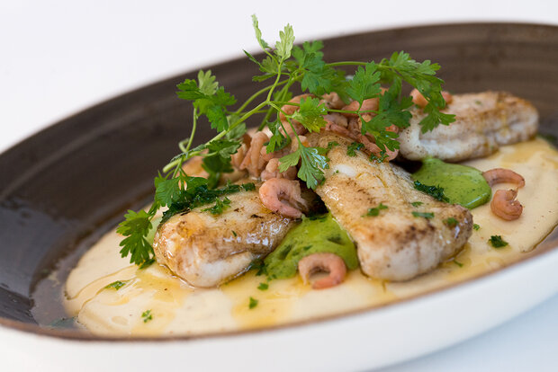 VG - Tongfilet "Dugl&eacute;r&eacute;" - garnaal/tomaat/roomsaus