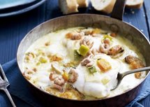 Oostendse vispan gegratineerd Oostendse vispan gegratineerd