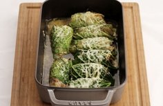 cannelloni van groene kool - spek/oesterzwam cannelloni van groene kool - spek/oesterzwam