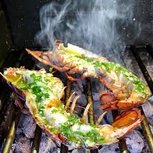 Kreeft 650 GR (hele kreeft) in de oven - kruidenboter Kreeft 650 GR (hele kreeft) in de oven - kruidenboter